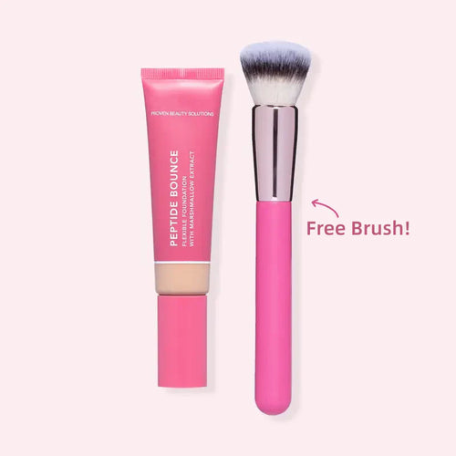 Peptide Bounce Flexible Foundation with Brush
