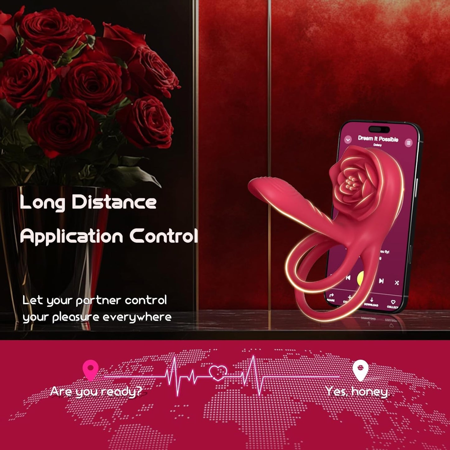 Alisanda™ The Ultimate Tongue Licking & Sucking Rose Vibrator – 2-in-1 Clitoral Stimulator & Deep G-Spot Massager, 9 Intense Orgasm Modes, Dual Motor Power for Blasting Climaxes, 100% Waterproof & Silky Silicone