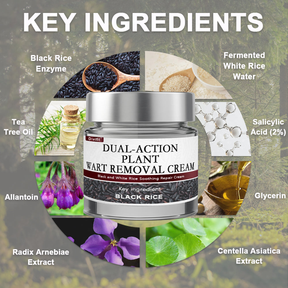 Divifit® Black Rice Skin Repair Essence Cream ⚕️ FDA Certified (Eliminates warts and skin tags, relieves psoriasis, improves keratin build-up and follicular keratinization, fades pigmentation, sun spots & age spots)