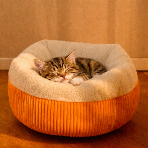 Calming Cozy Cat Bed