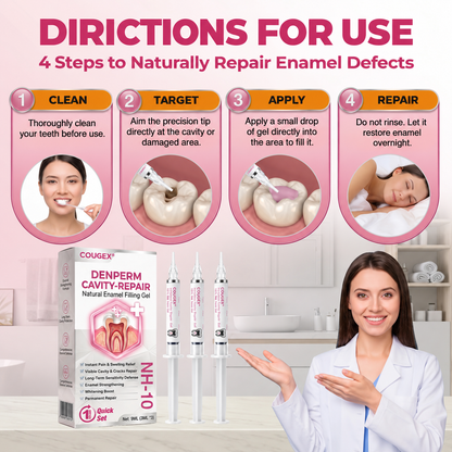 🇺🇸Rolimey® DenPerm Cavity-Repair Natural Enamel Filling Gel