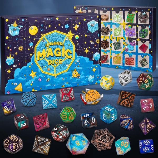🔥LAST DAY 49% OFF - 🎄🎲2025 Christmas Dice Advent Calendar