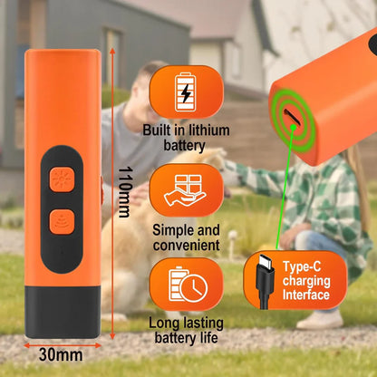 🐶3-in-1 Ultrasonic Dog Repeller & Anti-Barking Trainer🔊✨