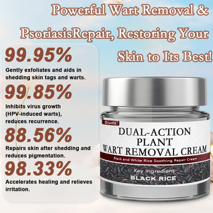 Divifit® Black Rice Skin Repair Essence Cream ⚕️ FDA Certified (Eliminates warts and skin tags, relieves psoriasis, improves keratin build-up and follicular keratinization, fades pigmentation, sun spots & age spots)
