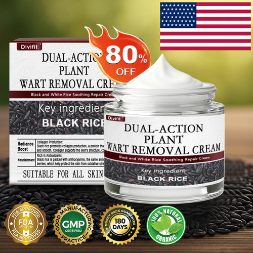 Divifit® Black Rice Skin Repair Essence Cream ⚕️ FDA Certified (Eliminates warts and skin tags, relieves psoriasis, improves keratin build-up and follicular keratinization, fades pigmentation, sun spots & age spots)